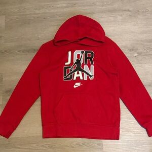 Nike Jordan Men's Red Hoodie